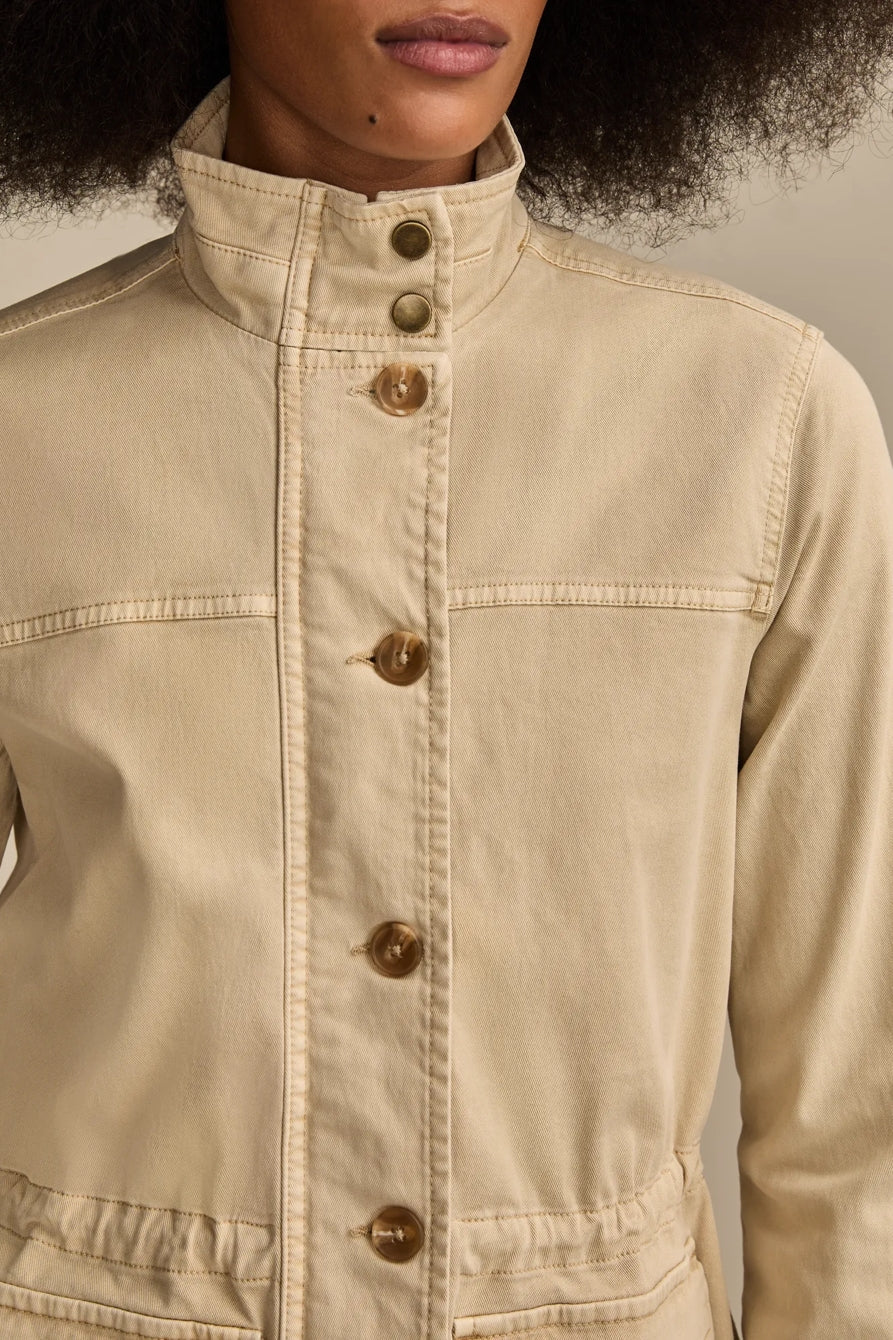 WOMENS LUCKY BRAND UTILITY JACKET - WOOD ASH