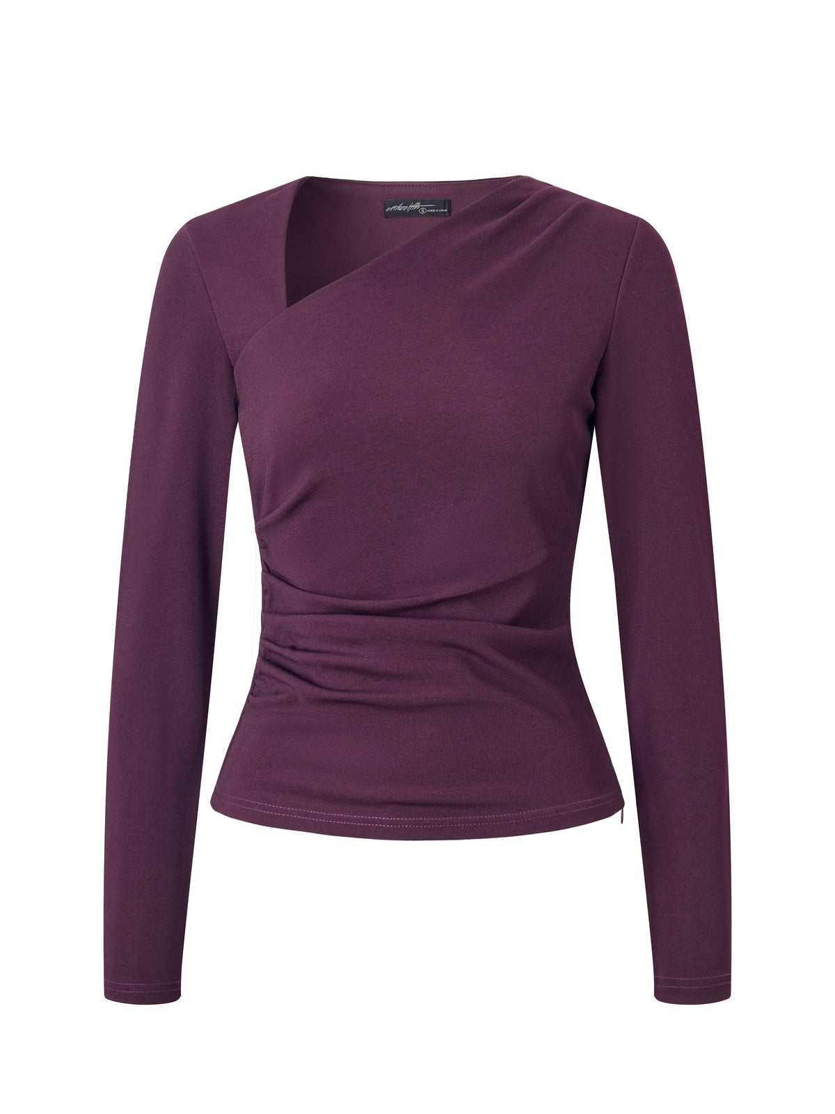 The Wineberry Draped Top