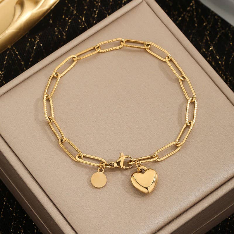 The Forever Heart Link Bracelet