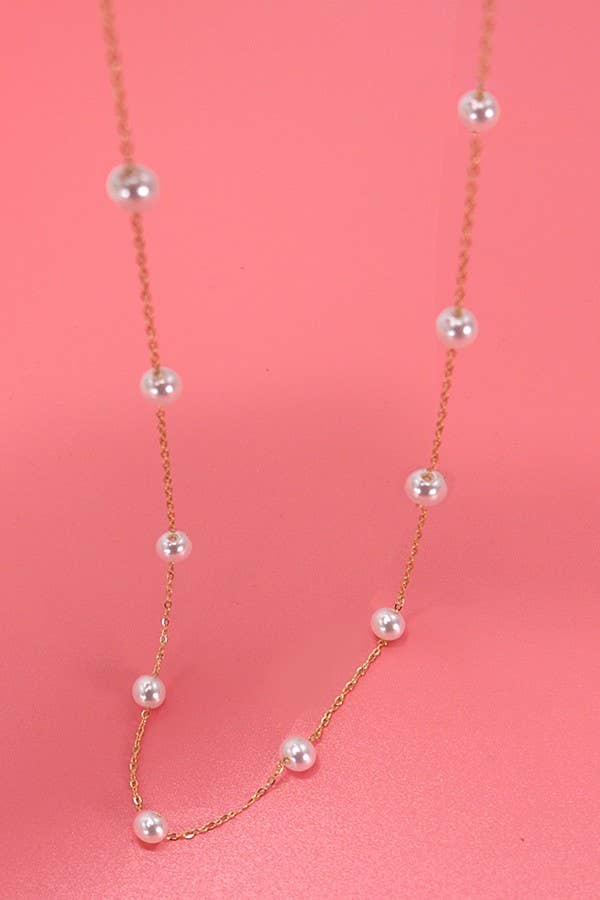The Modern Heirloom Pearl Station Necklace