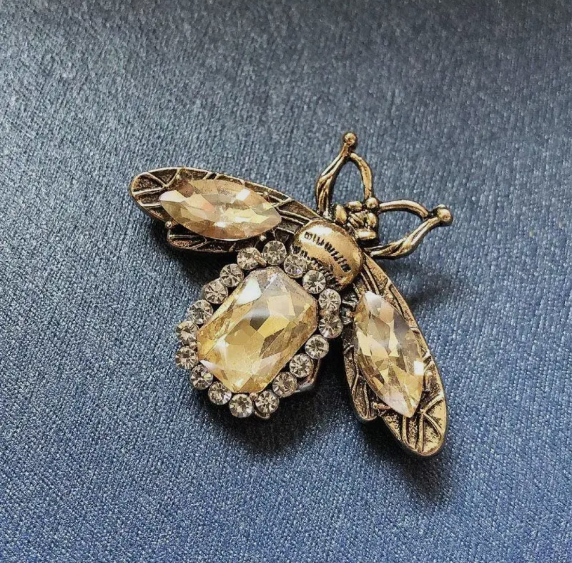 Vintage Glam Bee Brooch