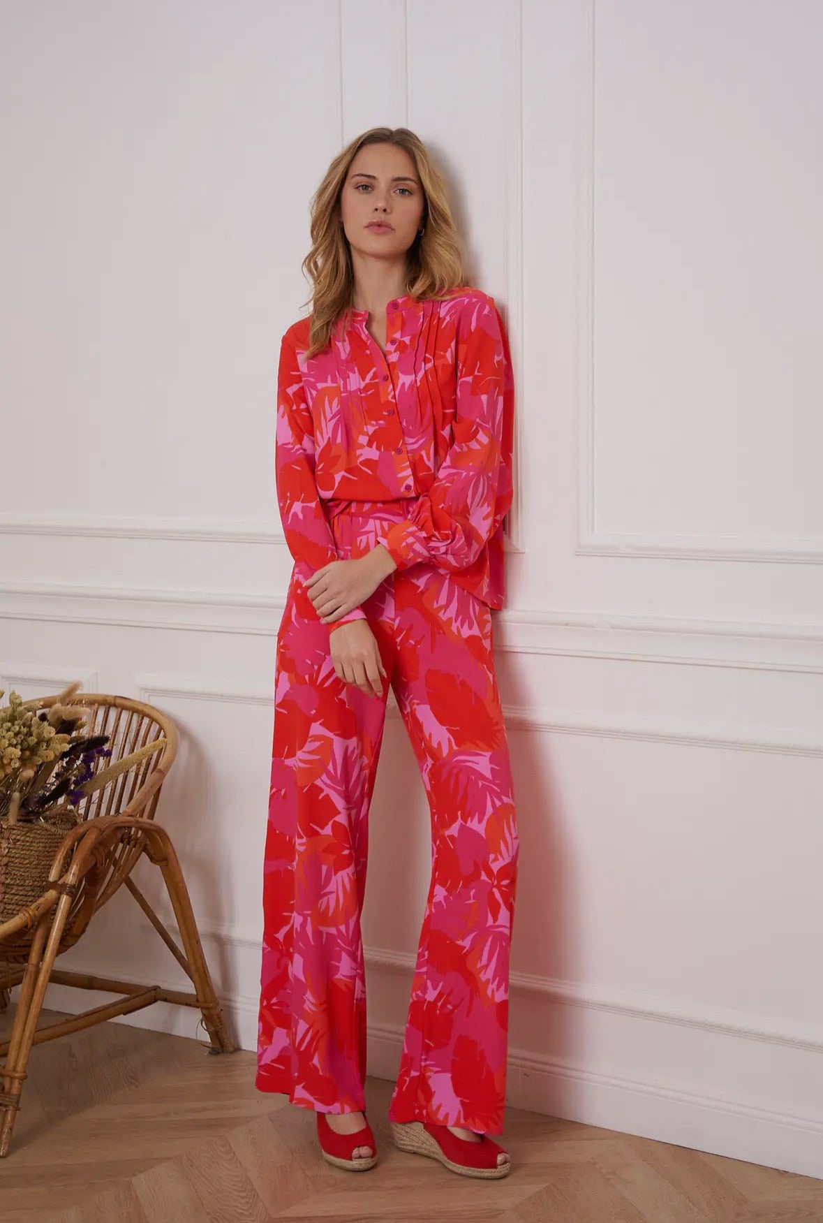 Jardin de Paris Palazzo Pants (EU Sizing)