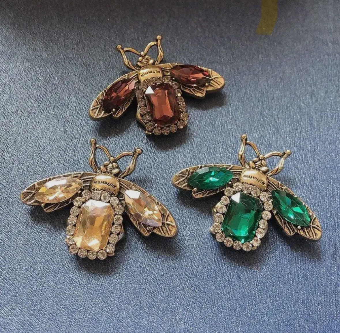 Vintage Glam Bee Brooch