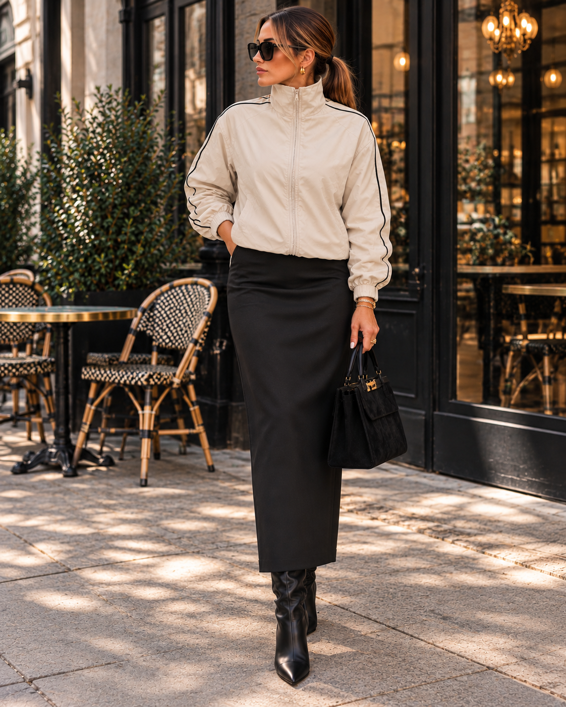 The Sutton Funnel Neck Jacket