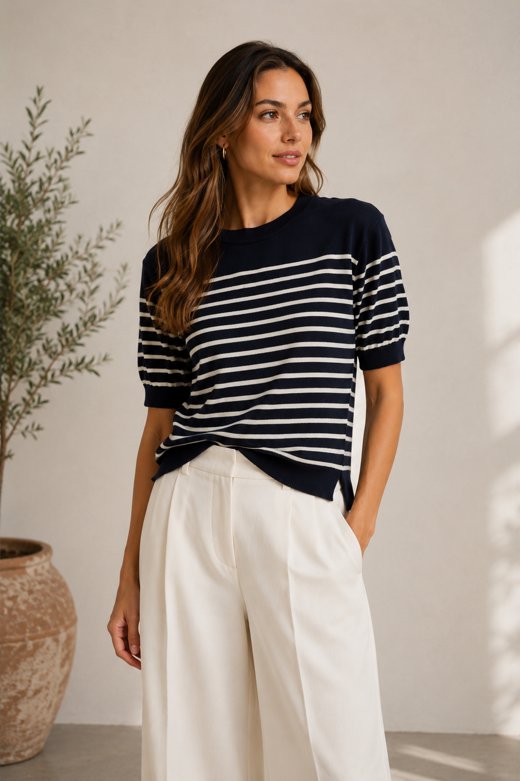 The Olivia Harbor Stripe Sweater
