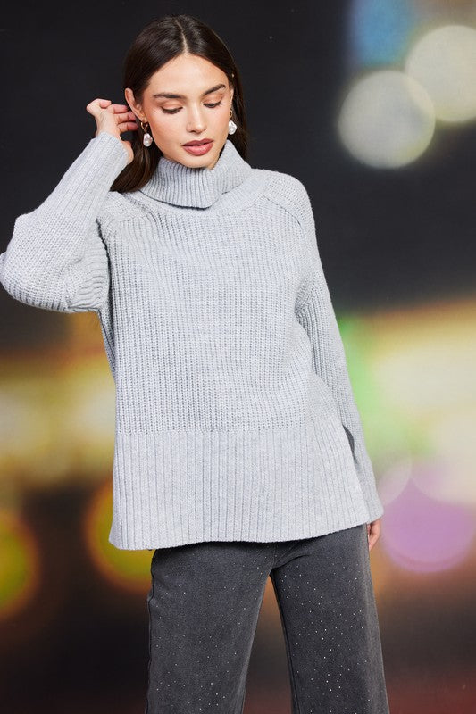 Winter Drift Turtleneck Sweater