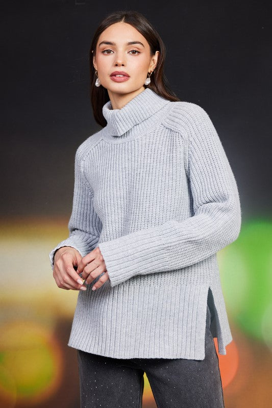 Winter Drift Turtleneck Sweater