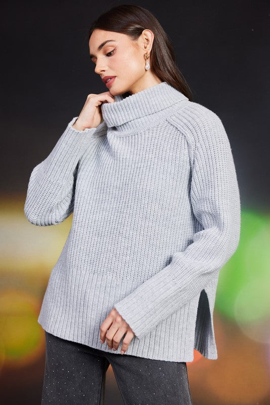 Winter Drift Turtleneck Sweater