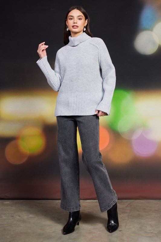 Winter Drift Turtleneck Sweater