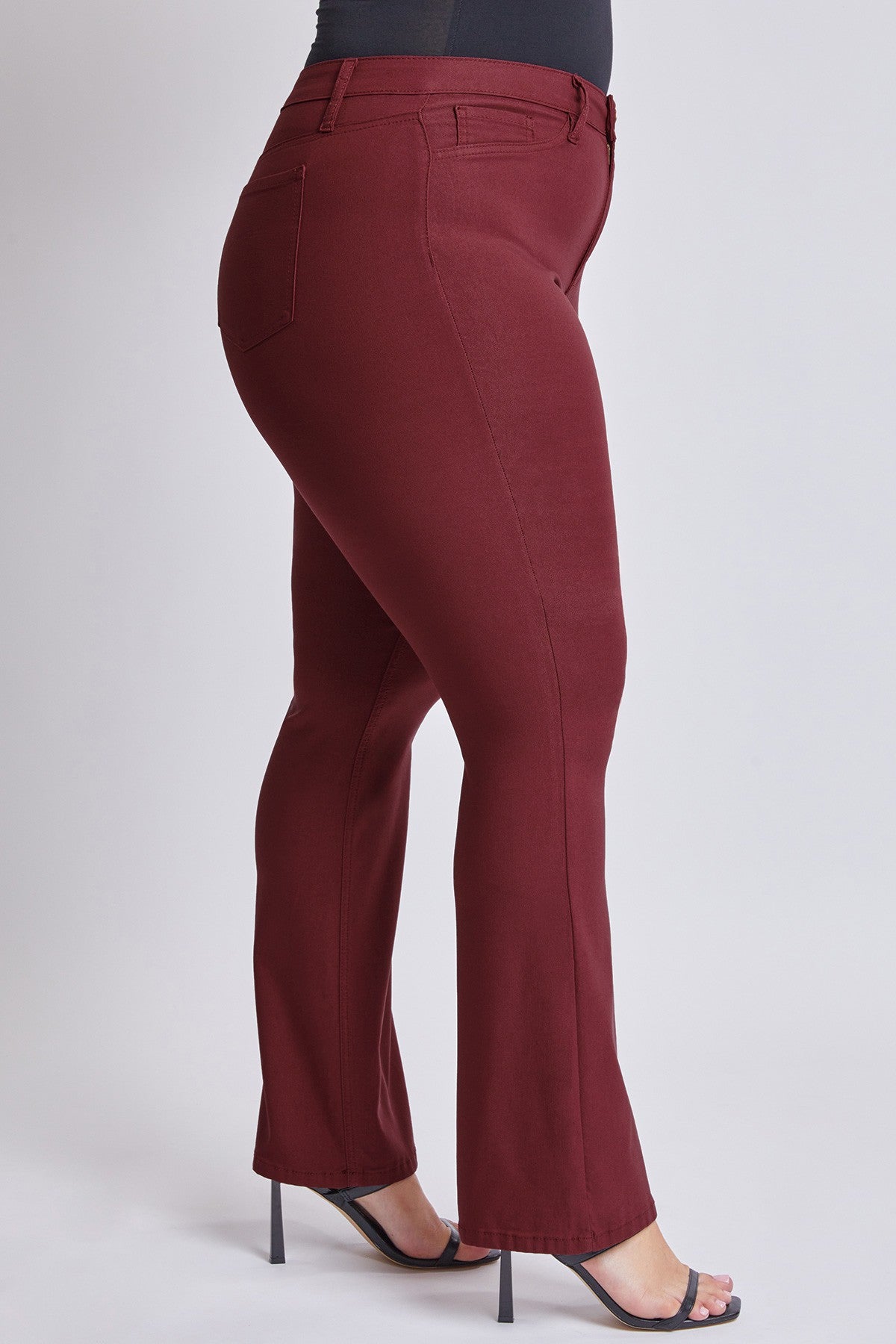 Curvy Hyperstretch Basic High-Rise Flare