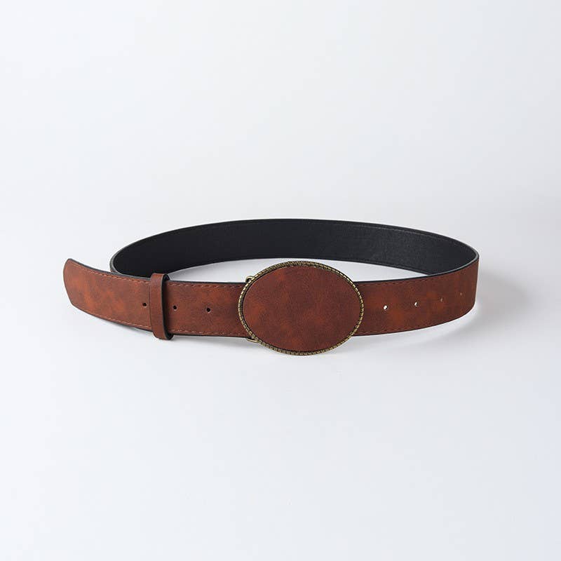 The Sienna Oval Buckle Belt
