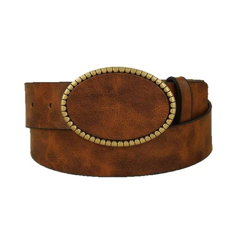 The Sienna Oval Buckle Belt