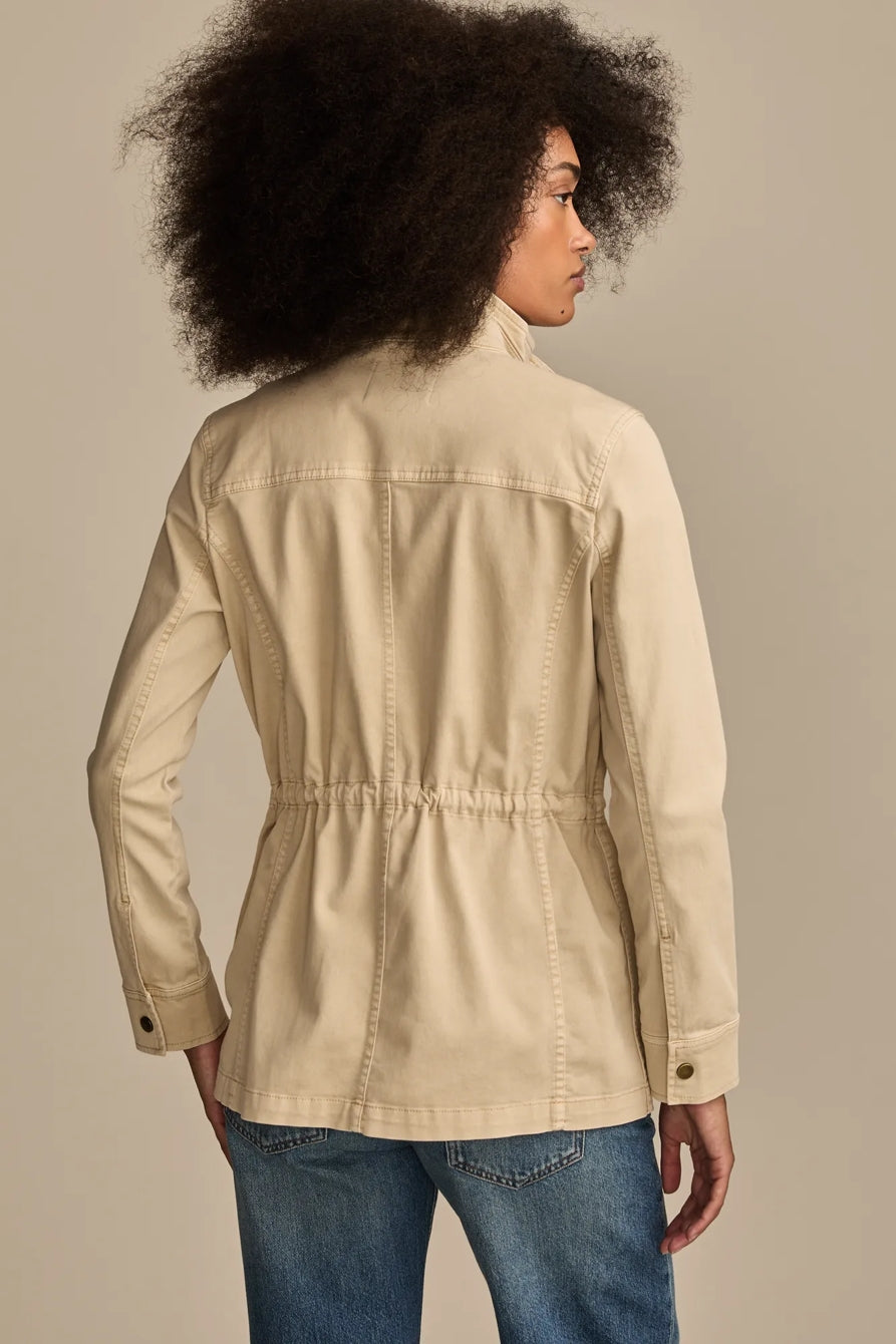 WOMENS LUCKY BRAND UTILITY JACKET - WOOD ASH