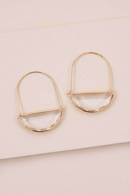 Glacier Hoop Earrings