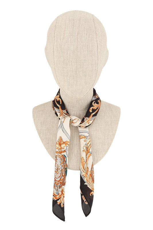 Geometric Pattern Printed Scarf