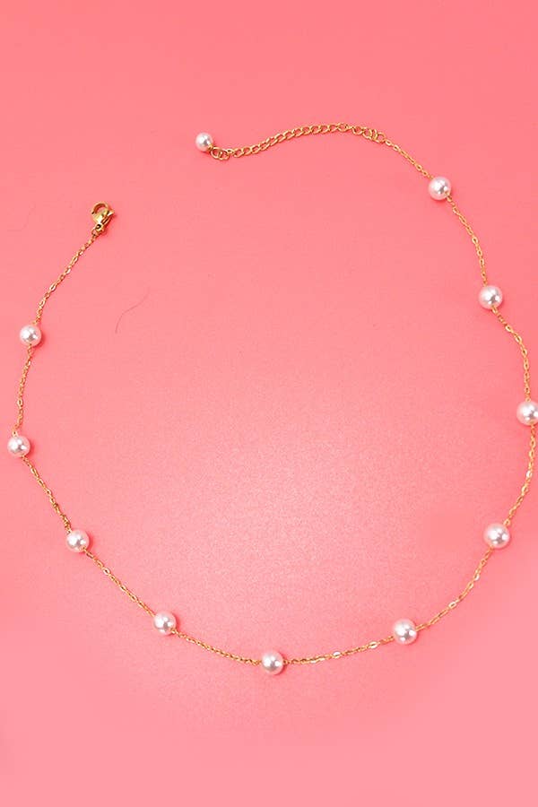 The Modern Heirloom Pearl Station Necklace