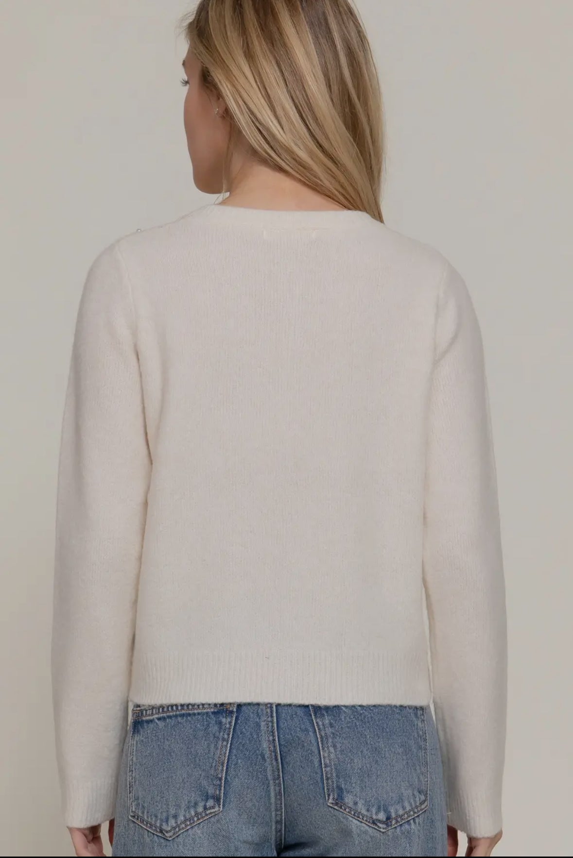 The Luxe Pearl Cardigan