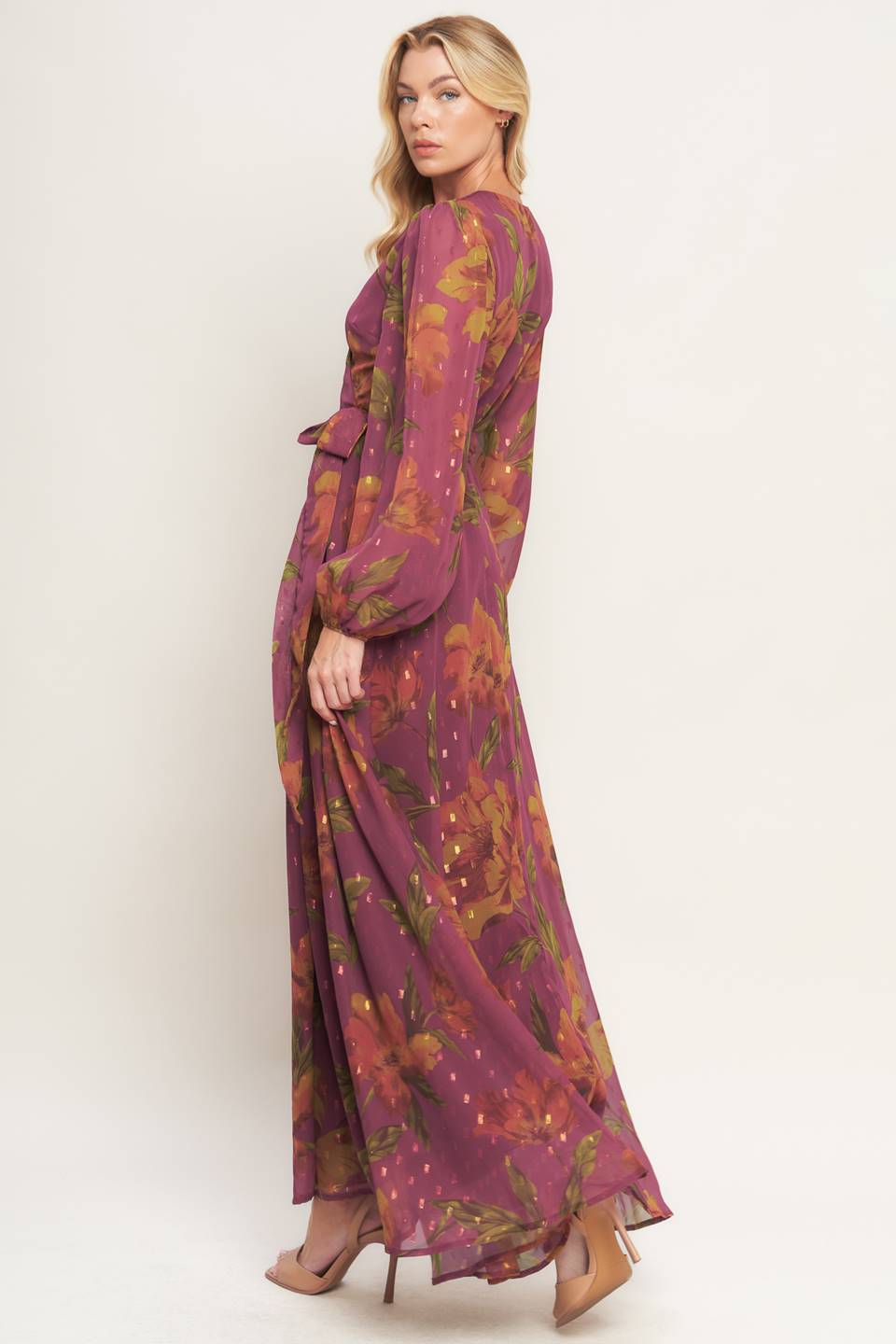 EMBER GARDEN WOVEN MAXI DRESS