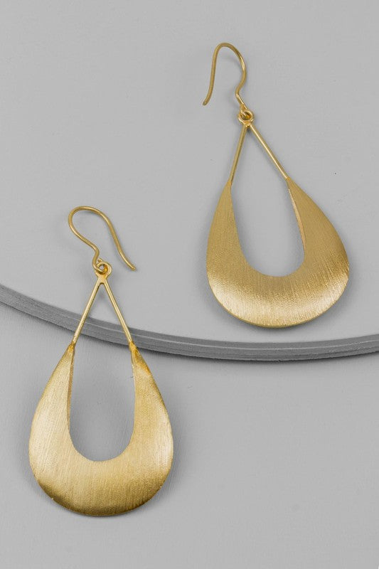 Virgo 18K Gold Plated Handmade Earring