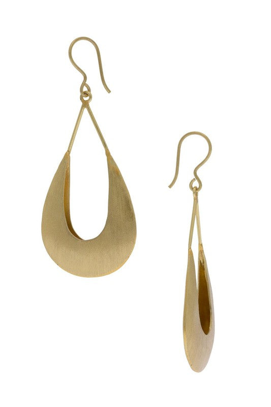 Virgo 18K Gold Plated Handmade Earring