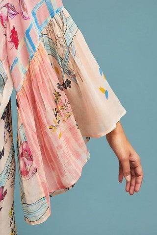 Ruffle Sleeve Kimono