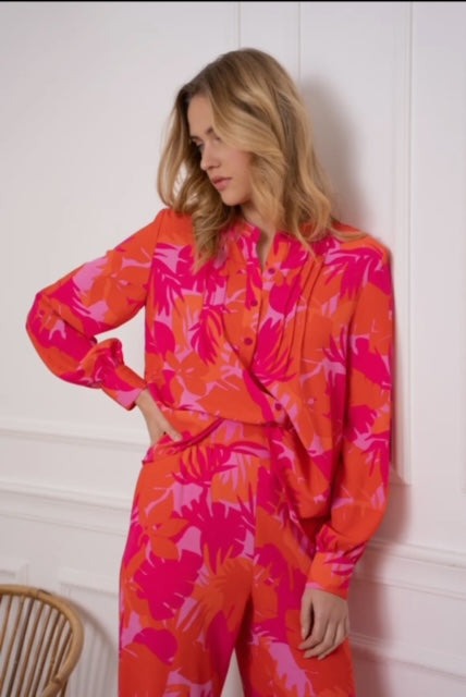 Palm Springs Printed Blouse (S-M-L)