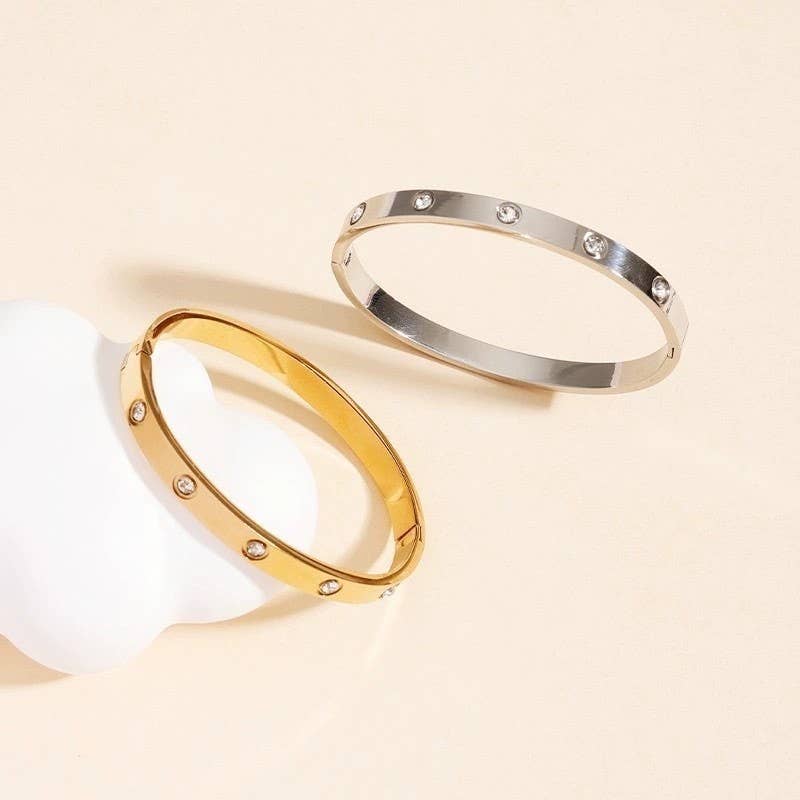 The Rhinestone Station Bangle