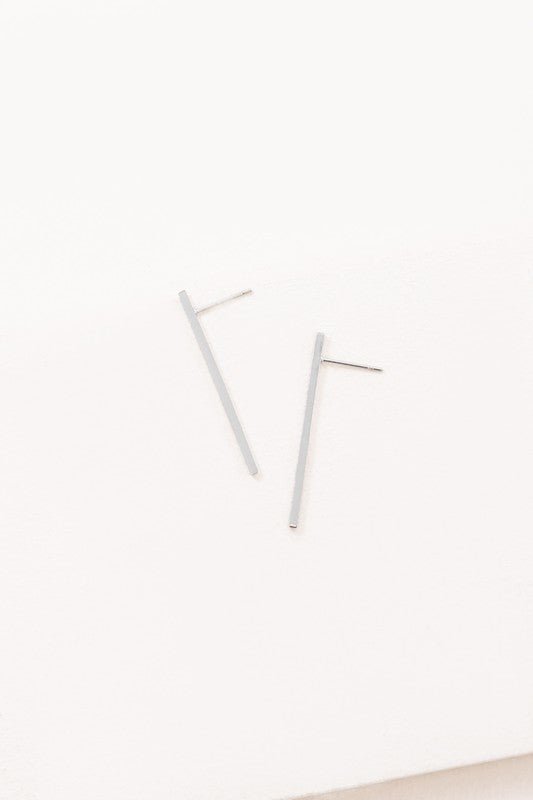 Boss Status Bar Earrings - Lorenza Alessandra