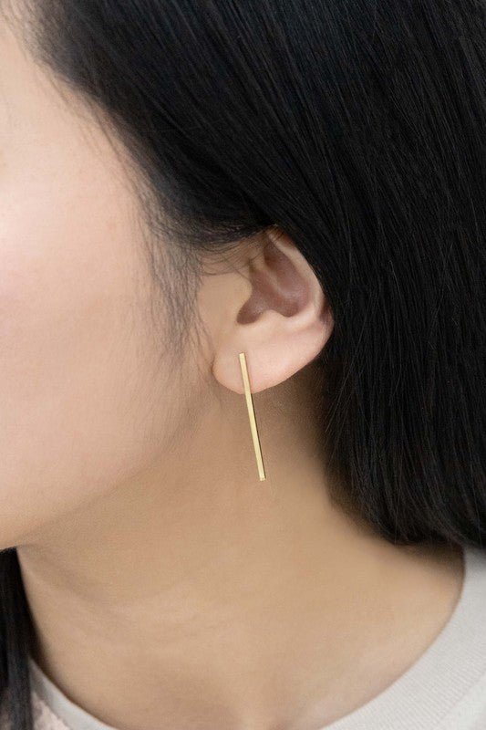 Boss Status Bar Earrings - Lorenza Alessandra