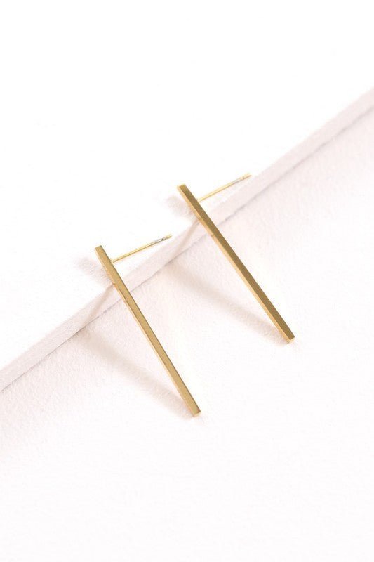 Boss Status Bar Earrings - Lorenza Alessandra