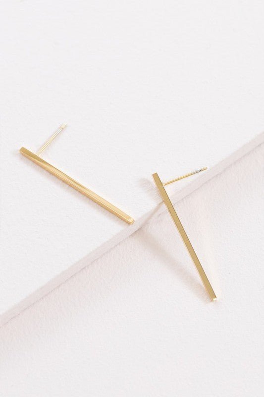 Boss Status Bar Earrings - Lorenza Alessandra