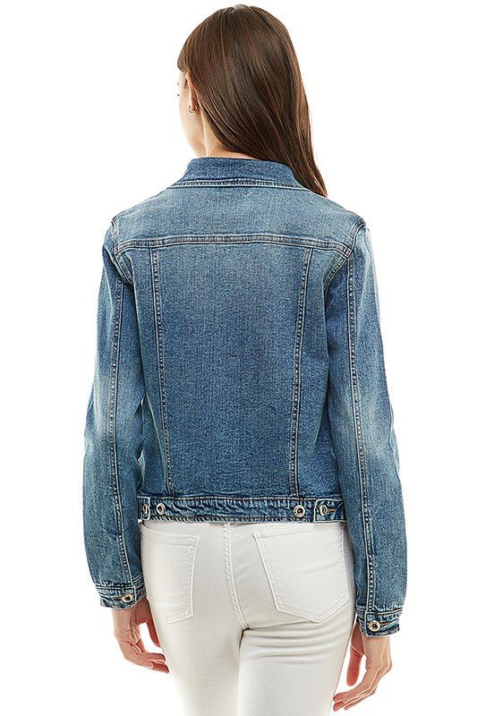 Casual Denim Jacket - Lorenza Alessandra