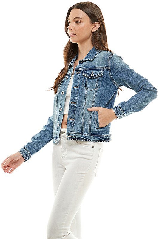 Casual Denim Jacket - Lorenza Alessandra