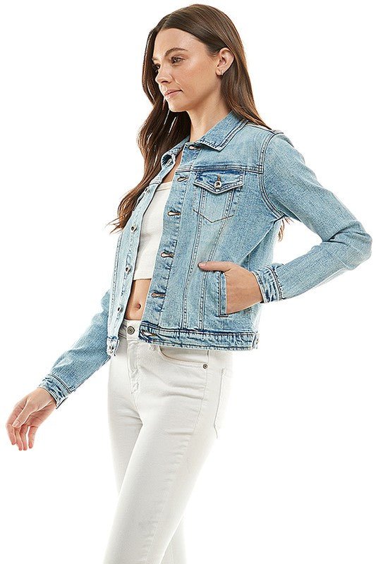 Casual Denim Jacket - Lorenza Alessandra