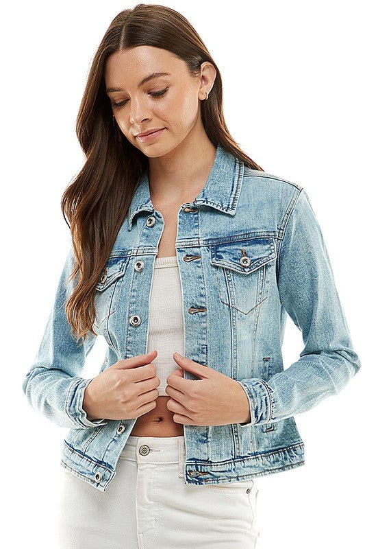 Casual Denim Jacket - Lorenza Alessandra