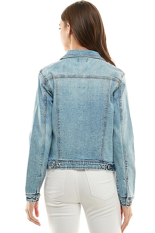 Casual Denim Jacket - Lorenza Alessandra