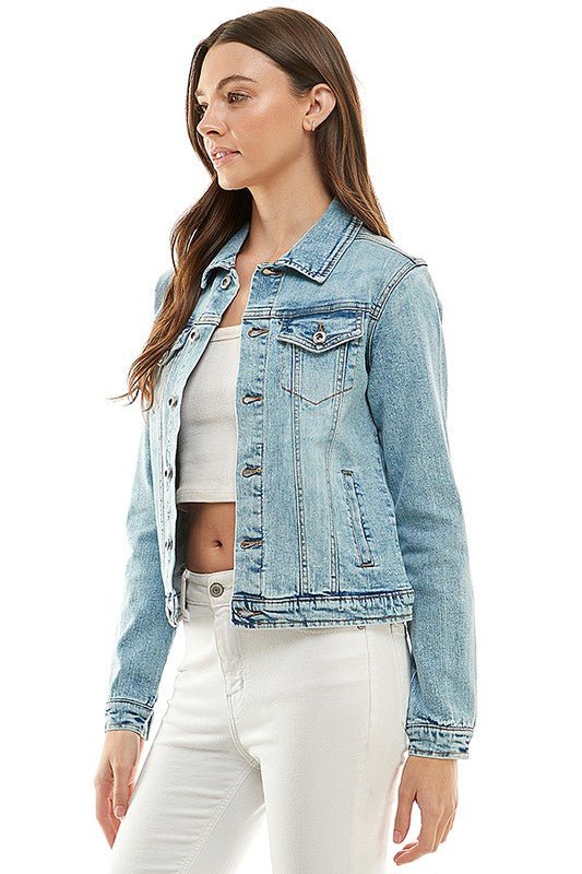 Casual Denim Jacket - Lorenza Alessandra