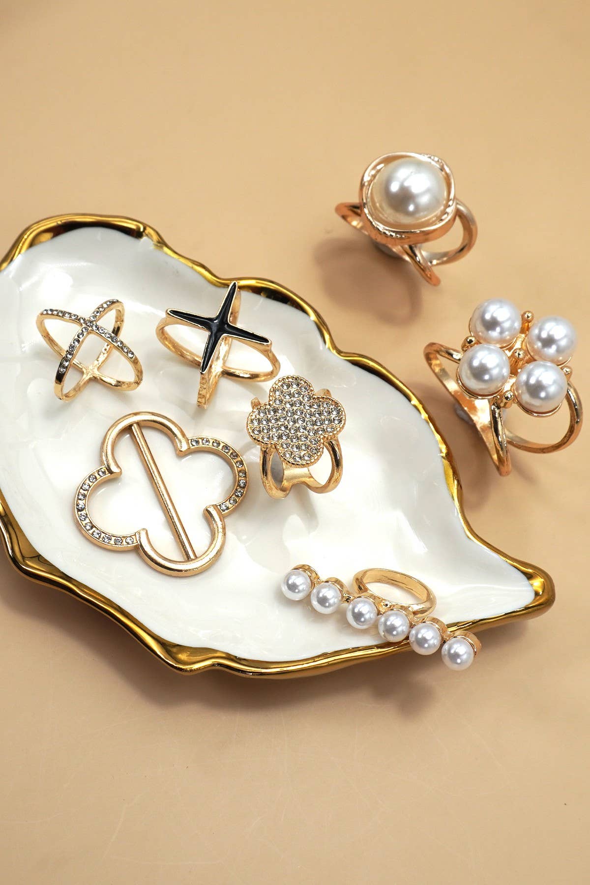 Scarf Charms -Scarf Holder Slider Rings