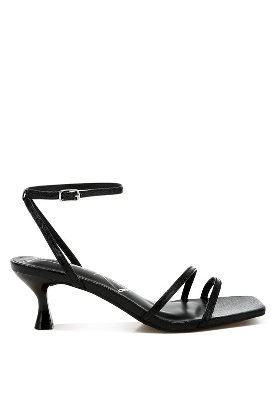 Deacon Faux Leather Strappy Sandals